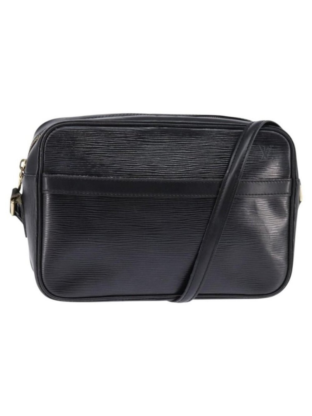 Authentic LOUIS VUITTON Epi Trocadero 27 Shoulder Bag Black M52312 LV